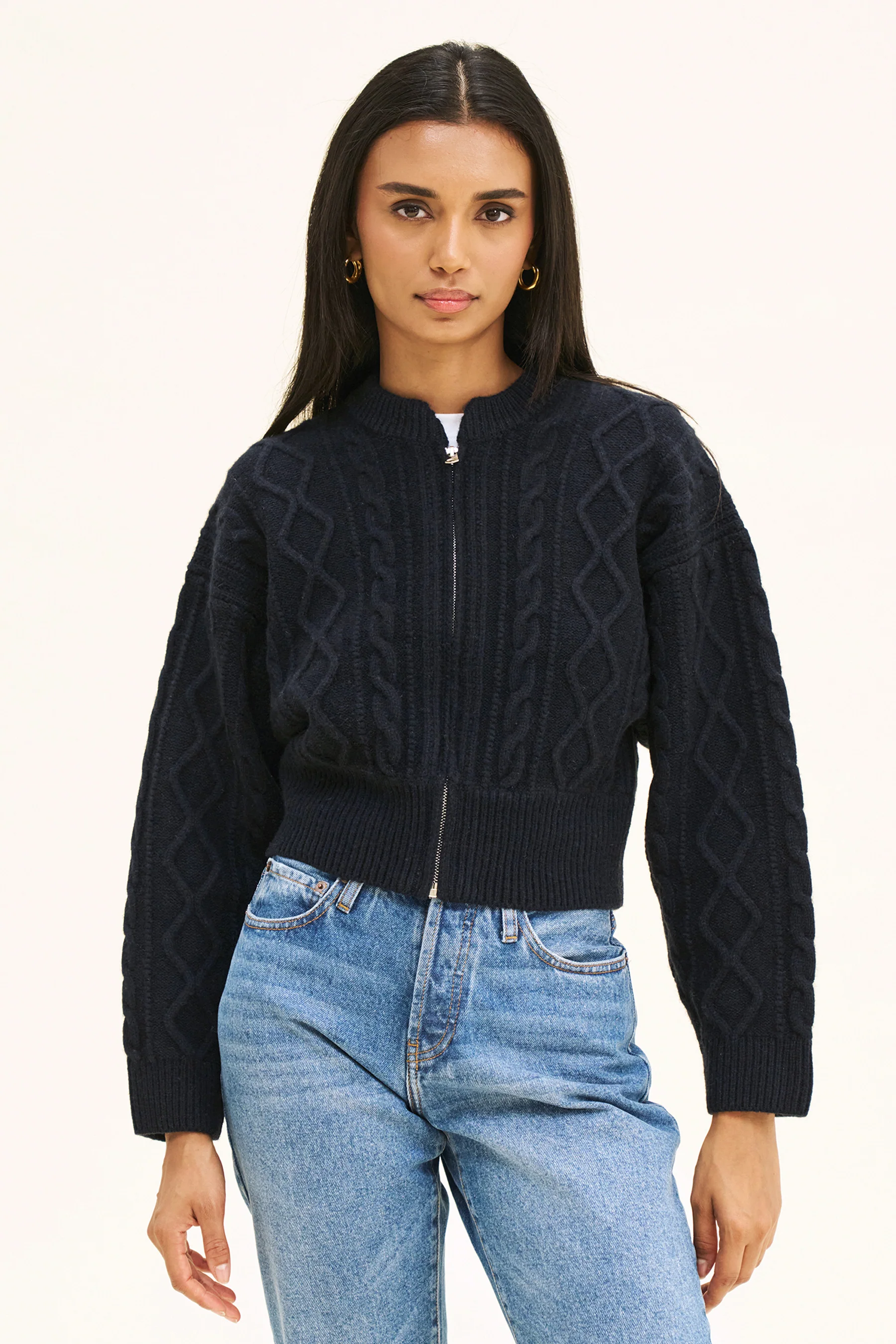 CLARA CARDIGAN - NAVY - Image 3