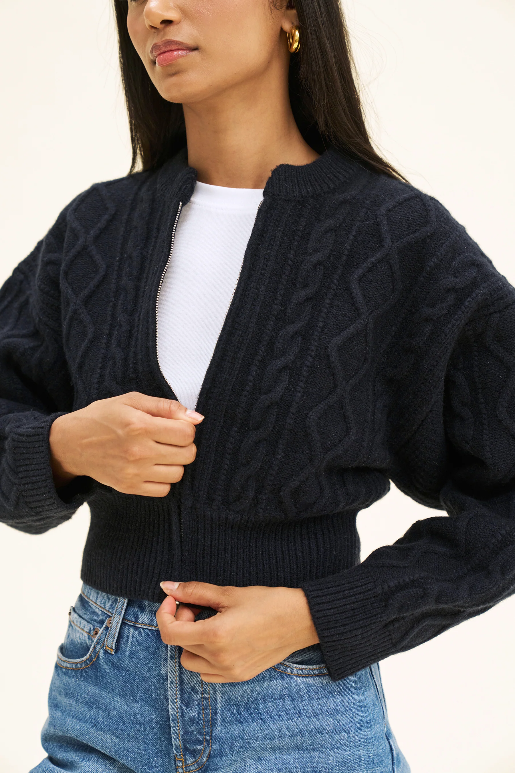 CLARA CARDIGAN - NAVY - Image 6