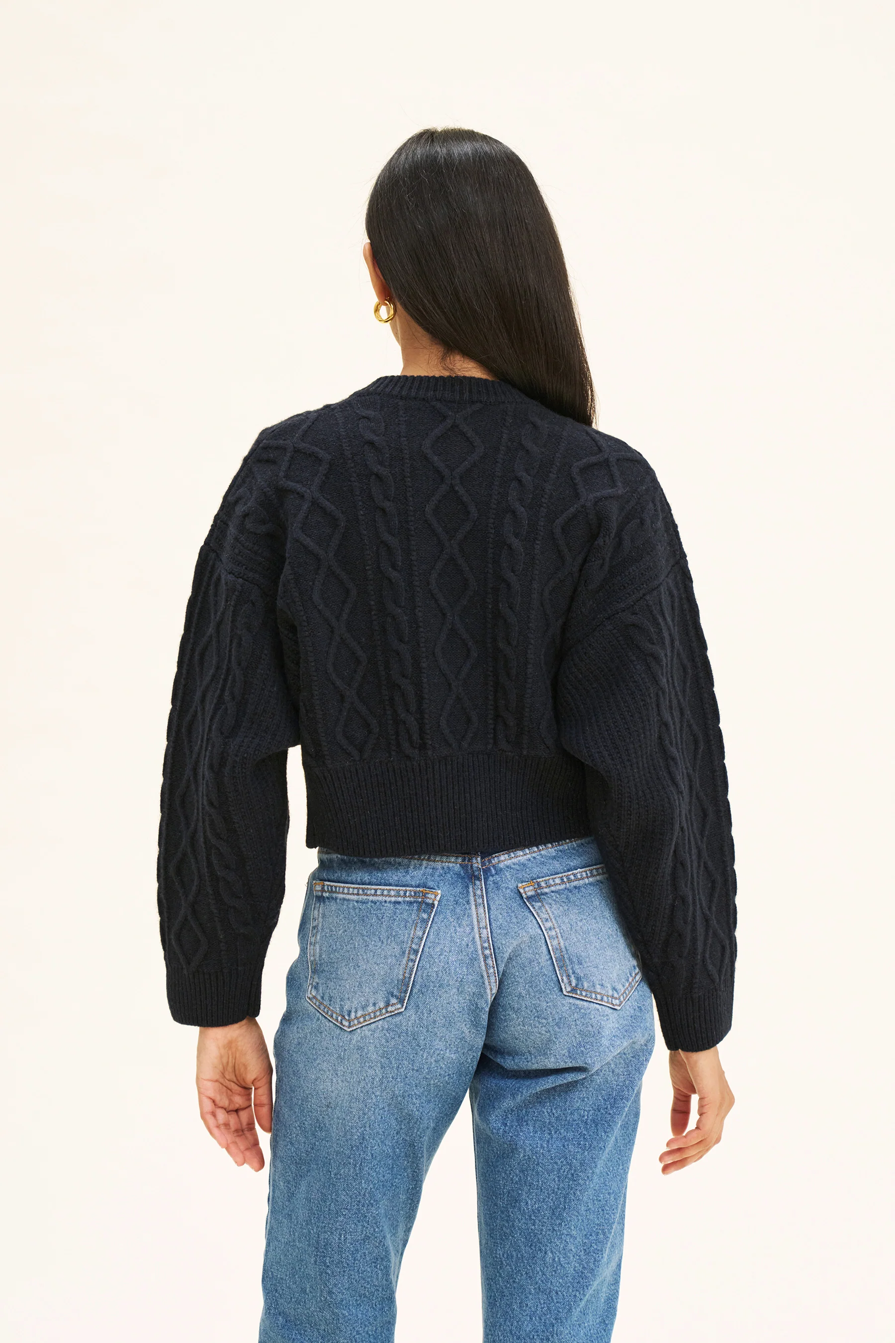 CLARA CARDIGAN - NAVY - Image 7