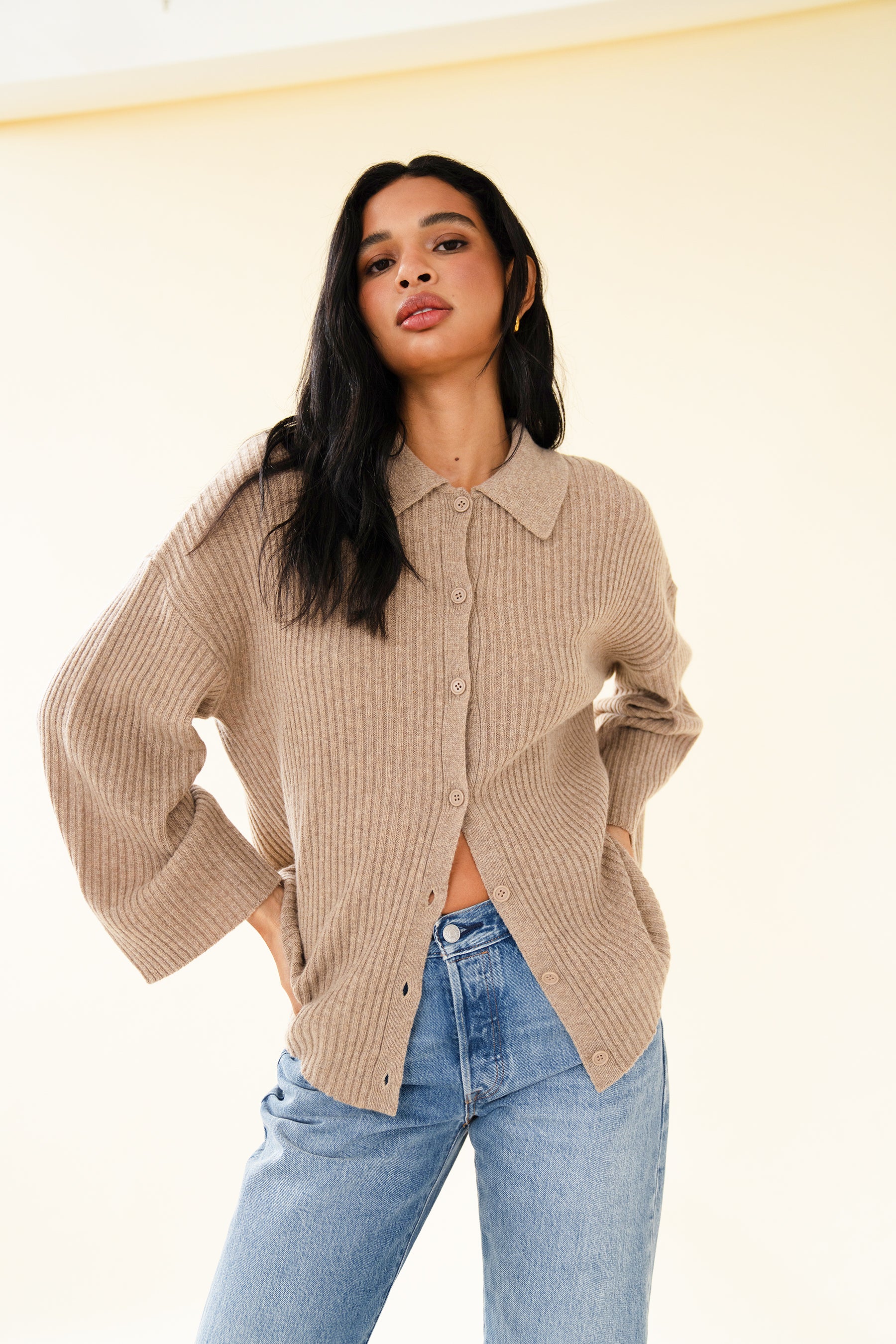 CLIO CARDIGAN - OAT - Image 5