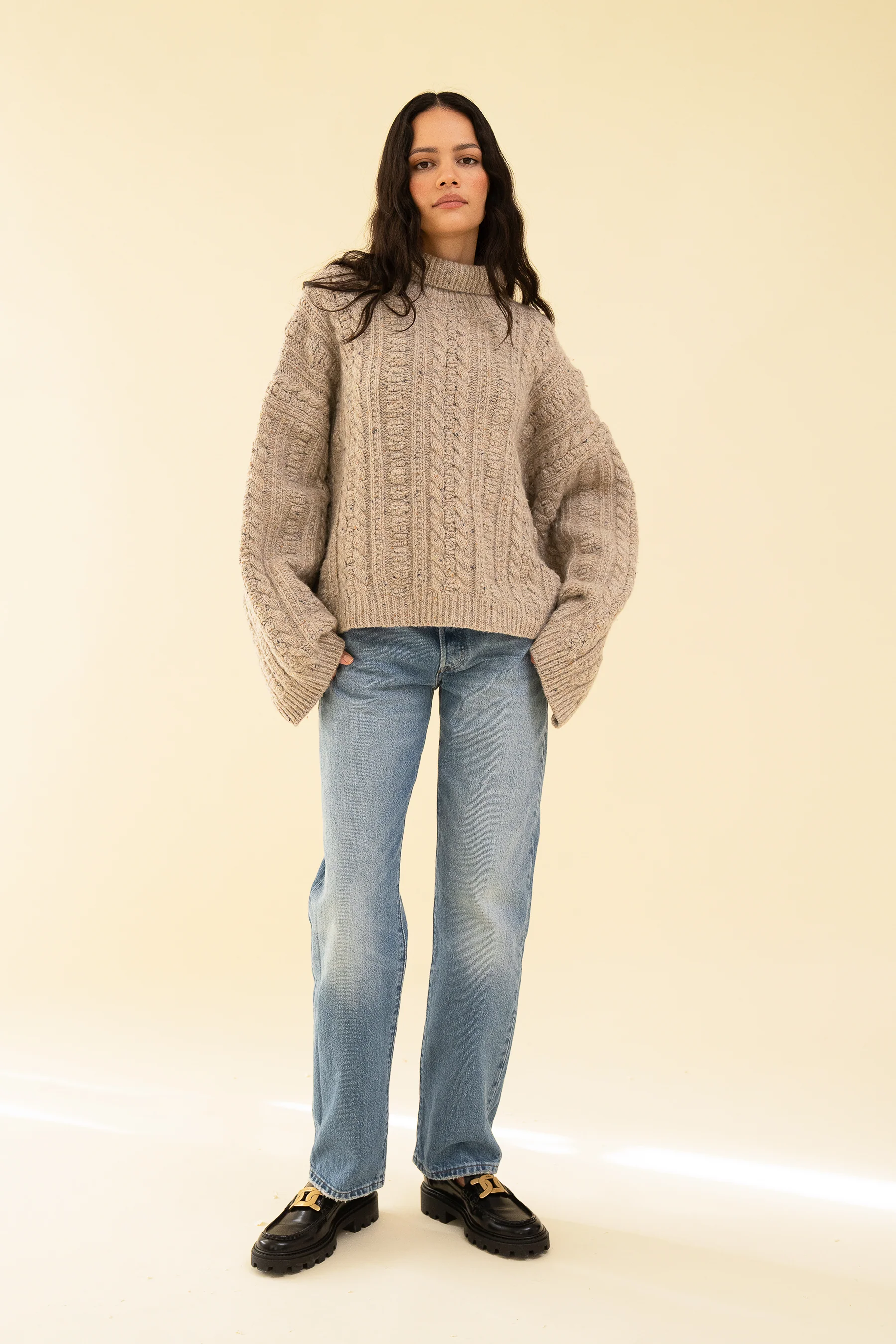 ELOWEN KNIT - OAT - Image 4