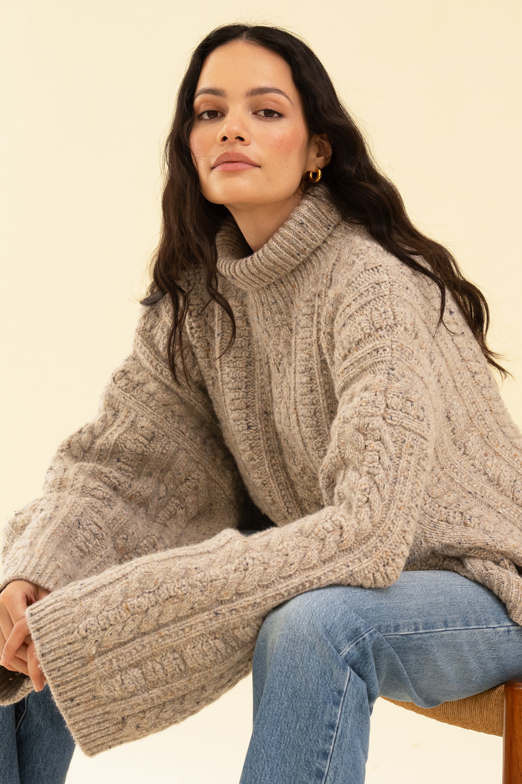 ELOWEN KNIT - OAT - Image 7
