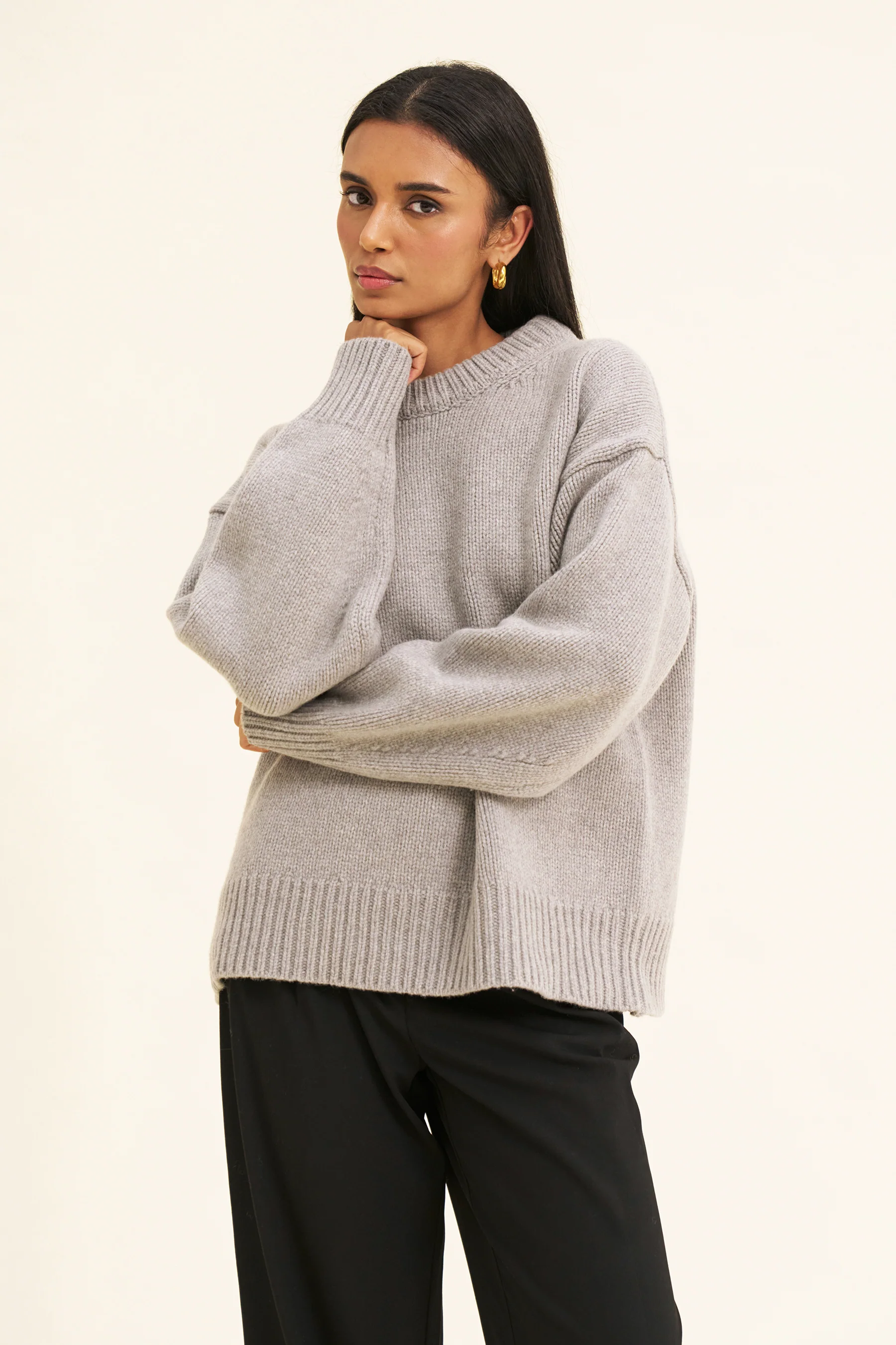 EVELYN KNIT - GREY - Image 3