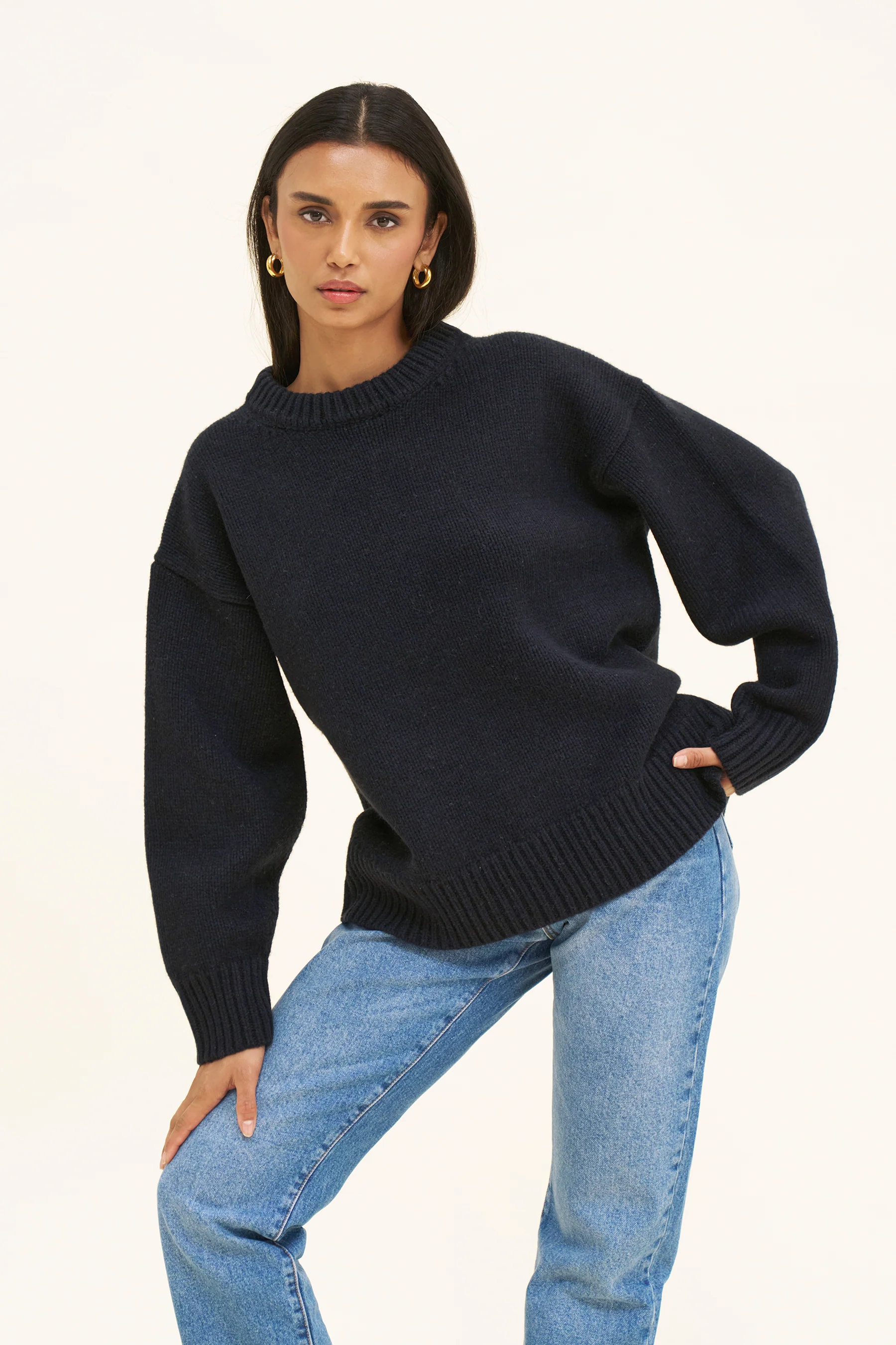 EVELYN KNIT - NAVY - Image 5