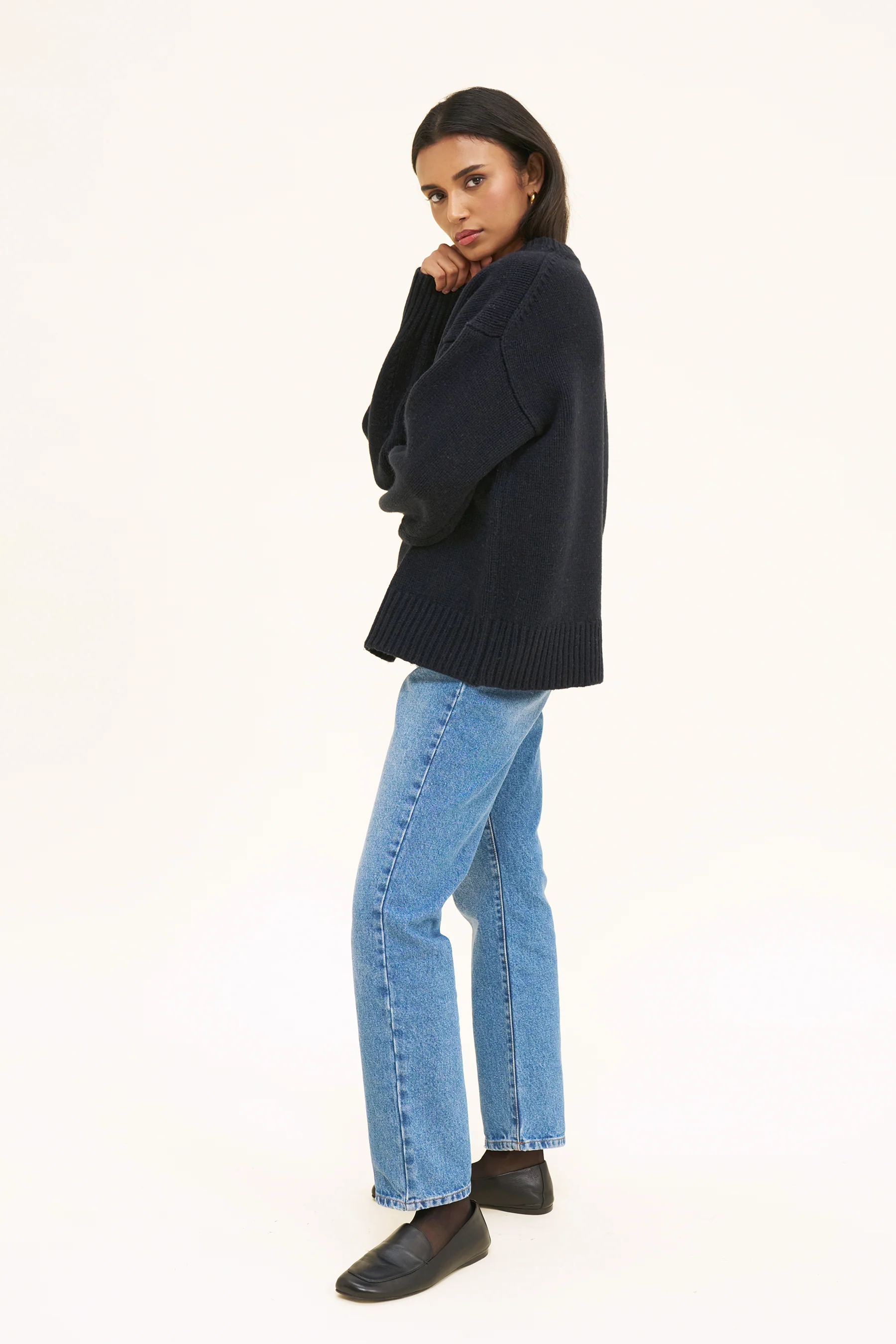 EVELYN KNIT - NAVY - Image 6