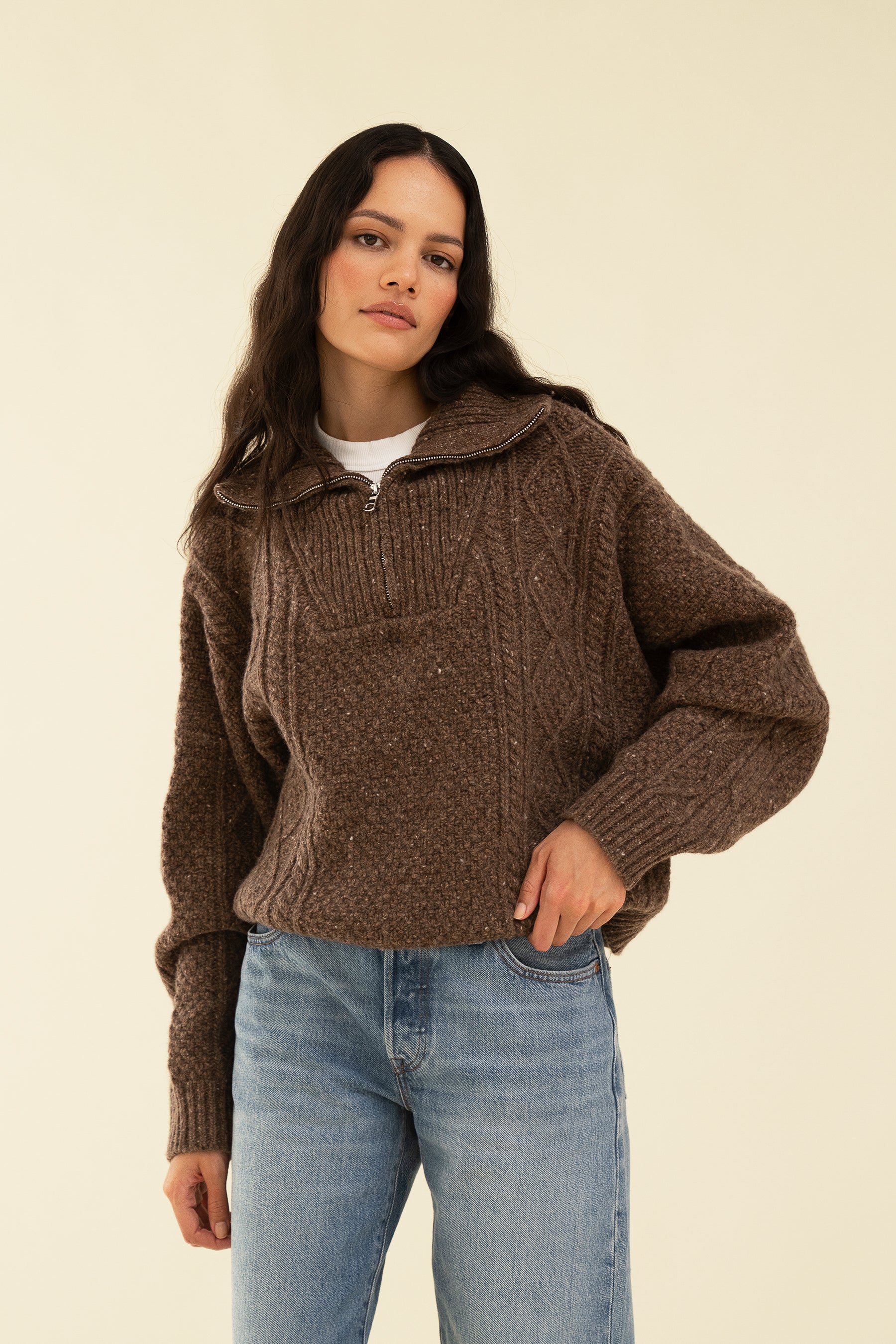 IMOGEN KNIT - BRUN - Image 4