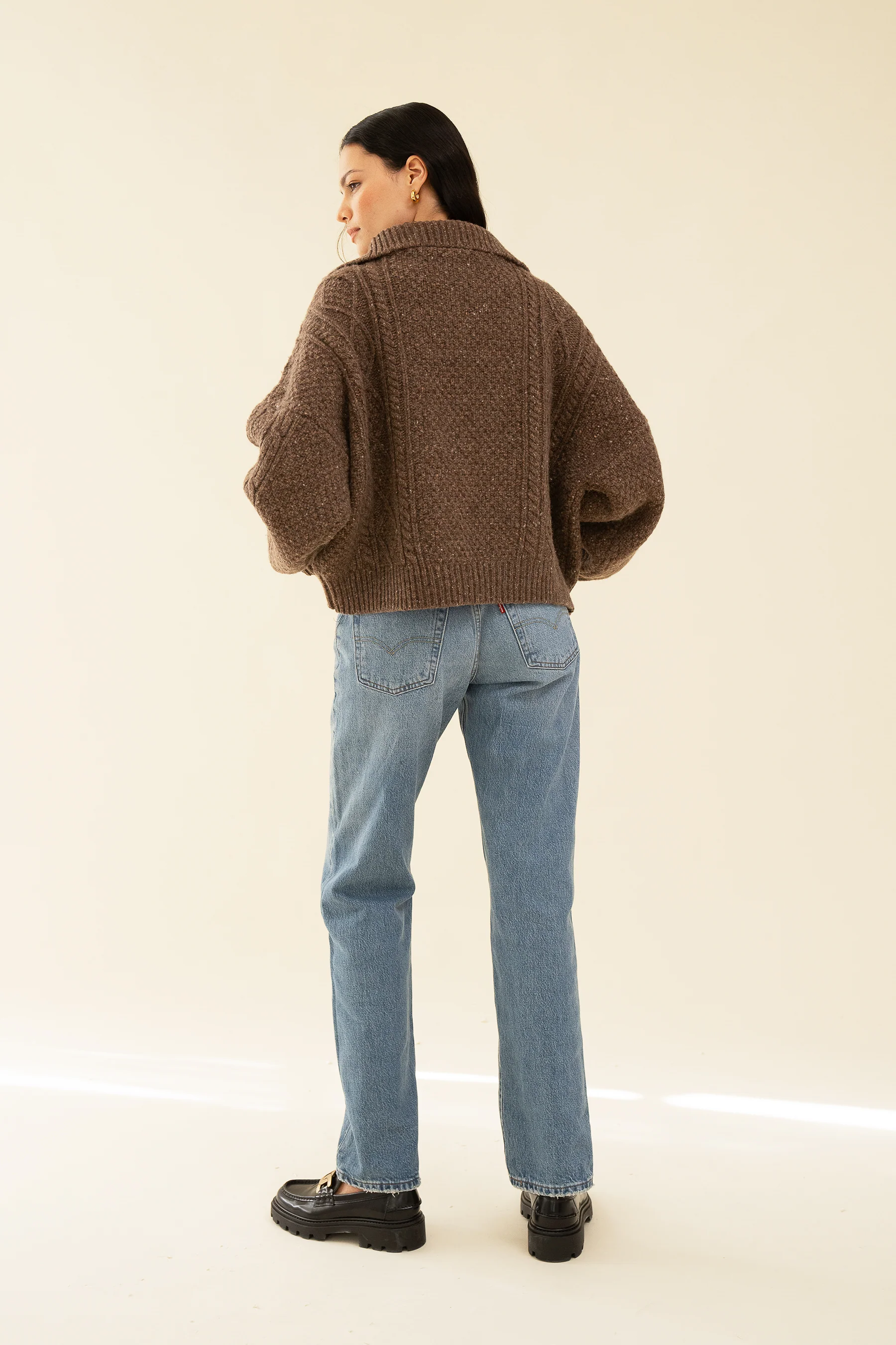 IMOGEN KNIT - BRUN - Image 6