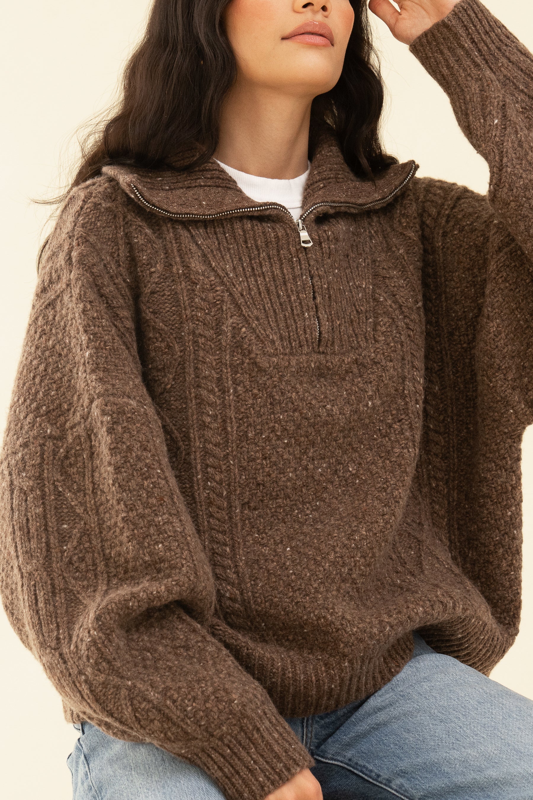 IMOGEN KNIT - BRUN - Image 7