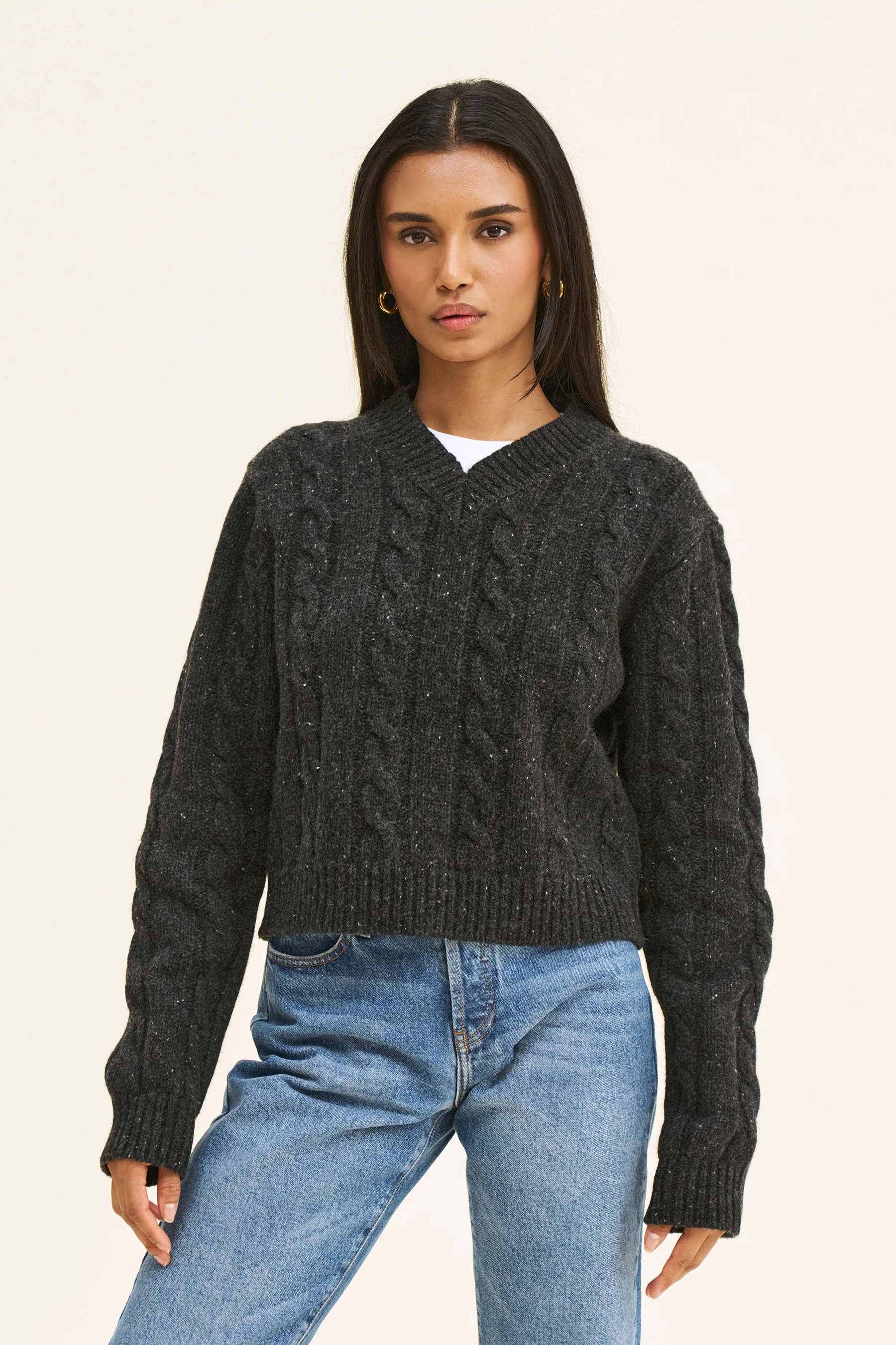JOSIE KNIT - CHARCOAL - Image 4
