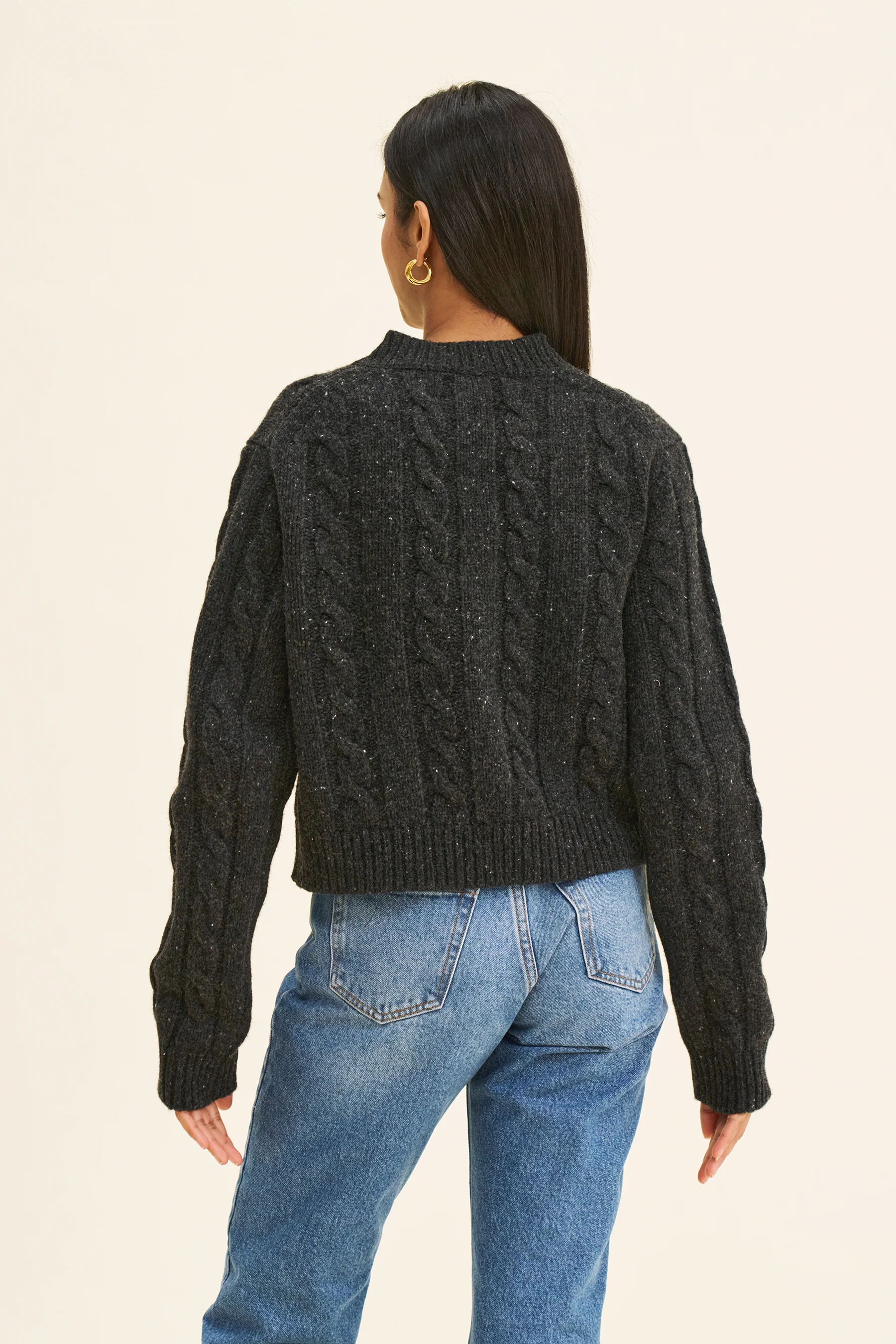 JOSIE KNIT - CHARCOAL - Image 6