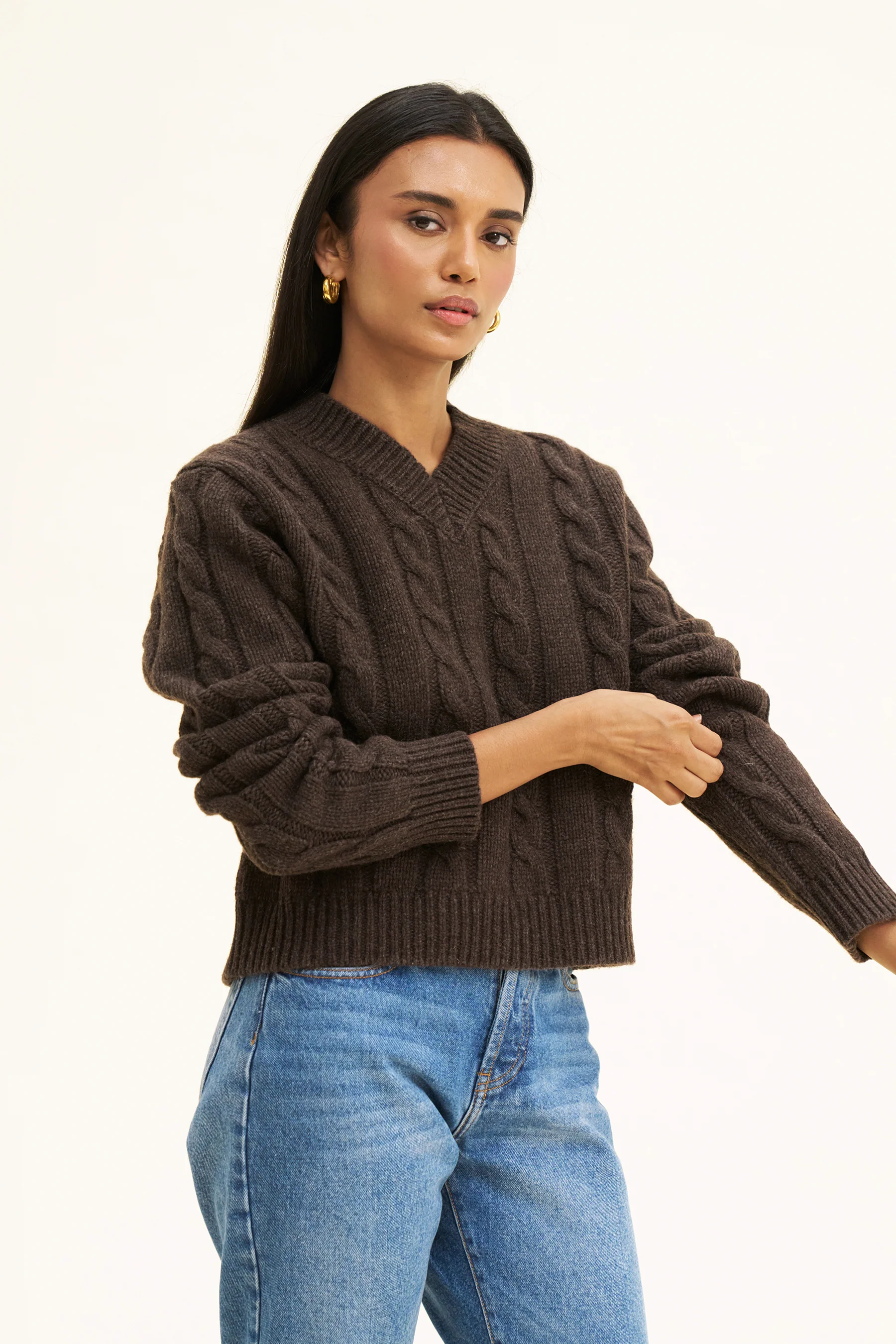 JOSIE KNIT - COFFEE - Image 3