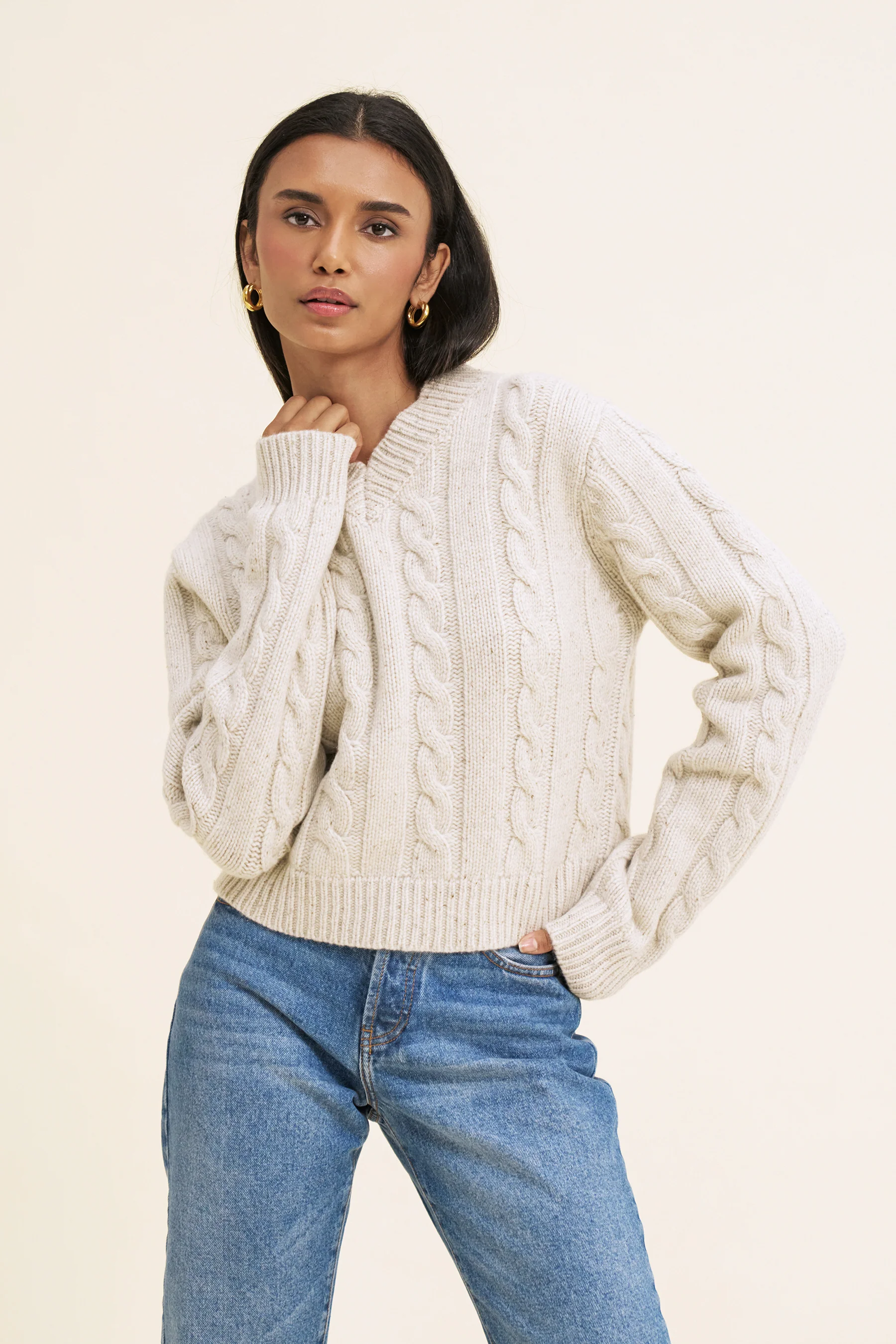 JOSIE KNIT - CREAM - Image 4