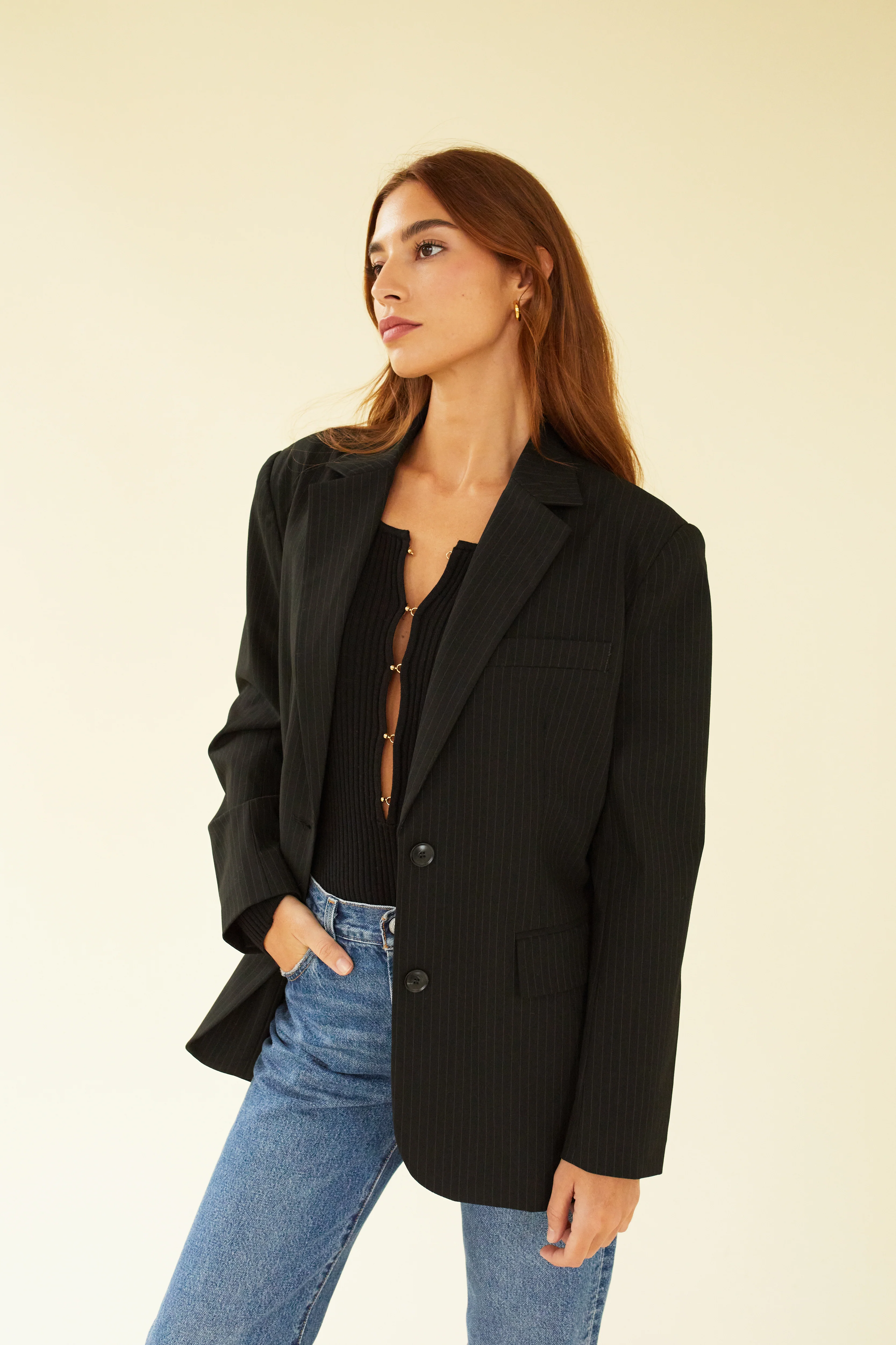 JULIA JACKET - PINSTRIPE - Image 3
