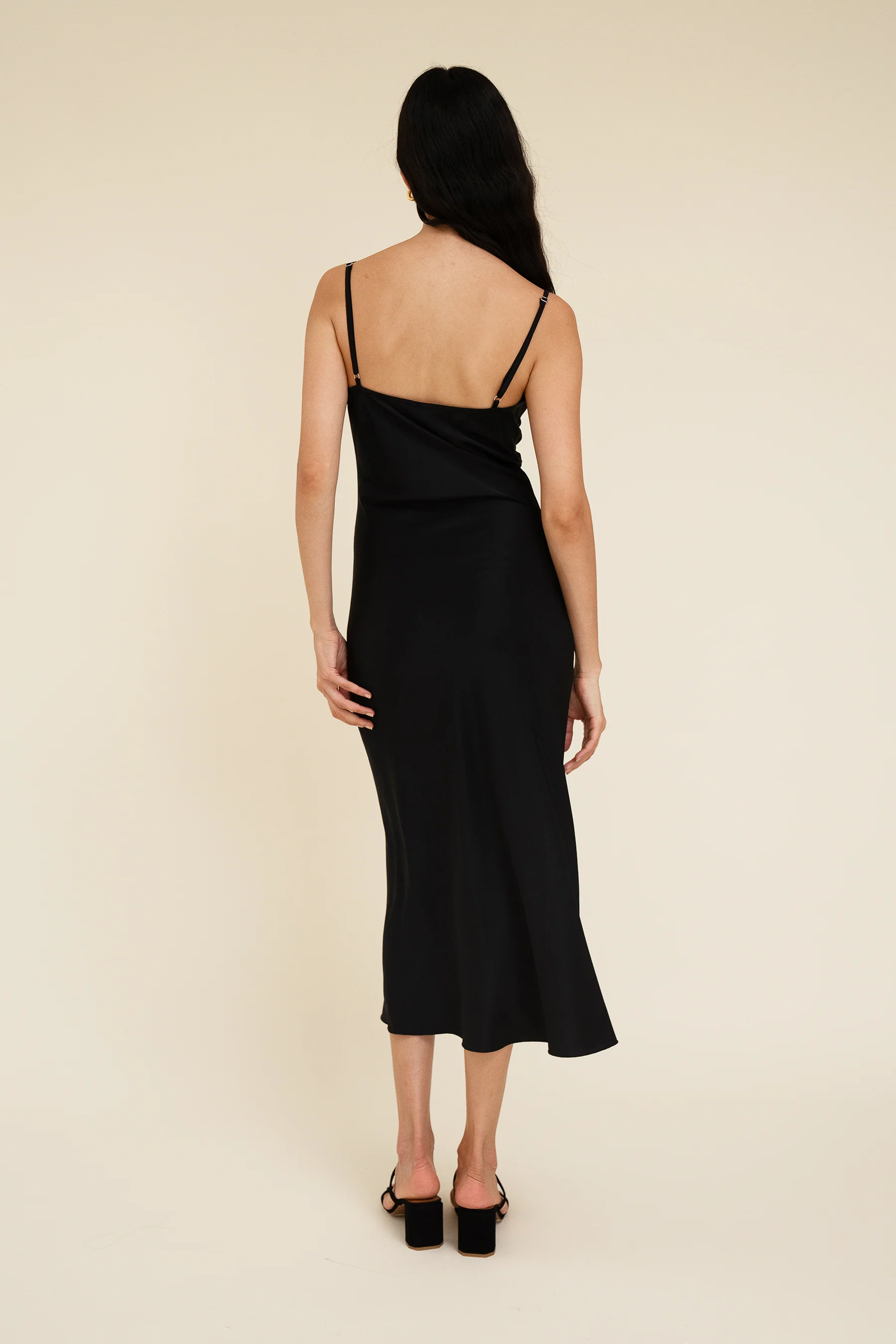 ROMY SLIP DRESS - NOIR - Image 7