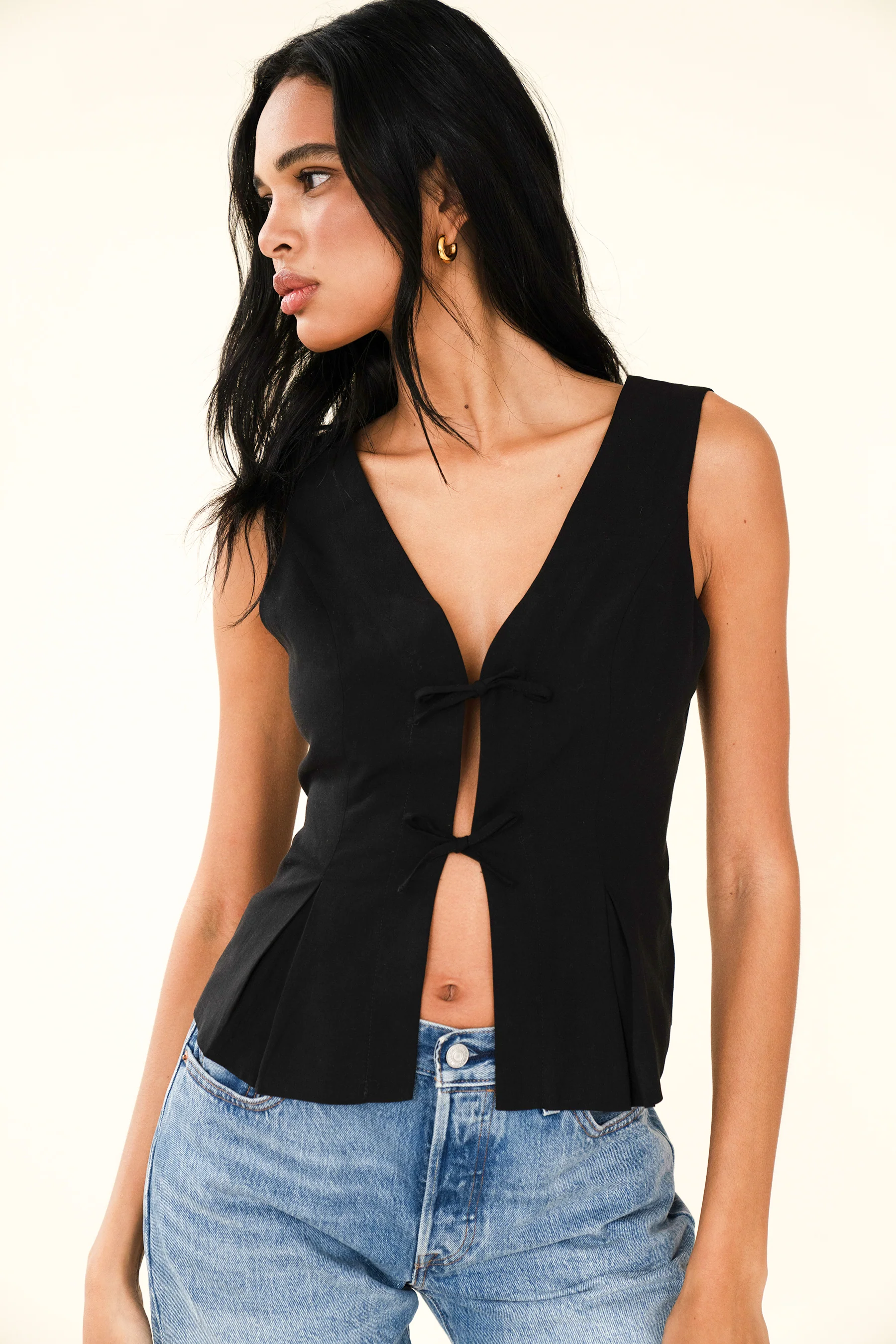 SARA TOP - NOIR - Image 5