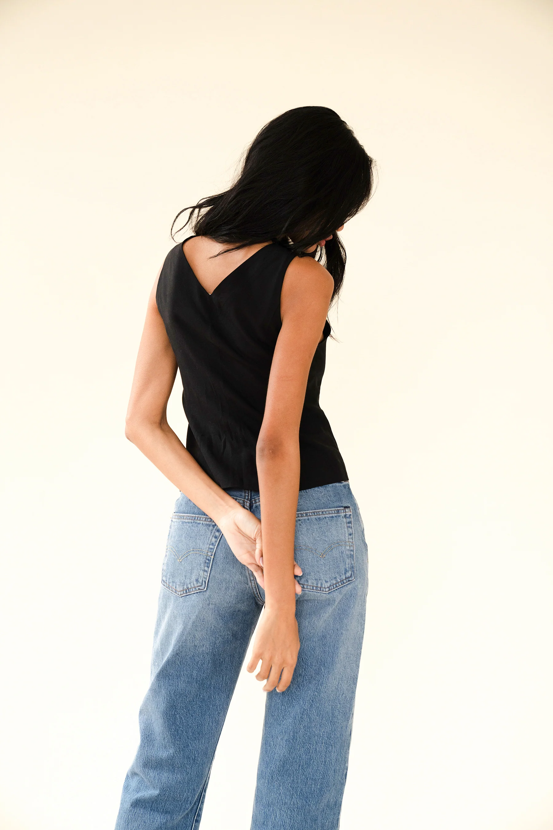 SARA TOP - NOIR - Image 6