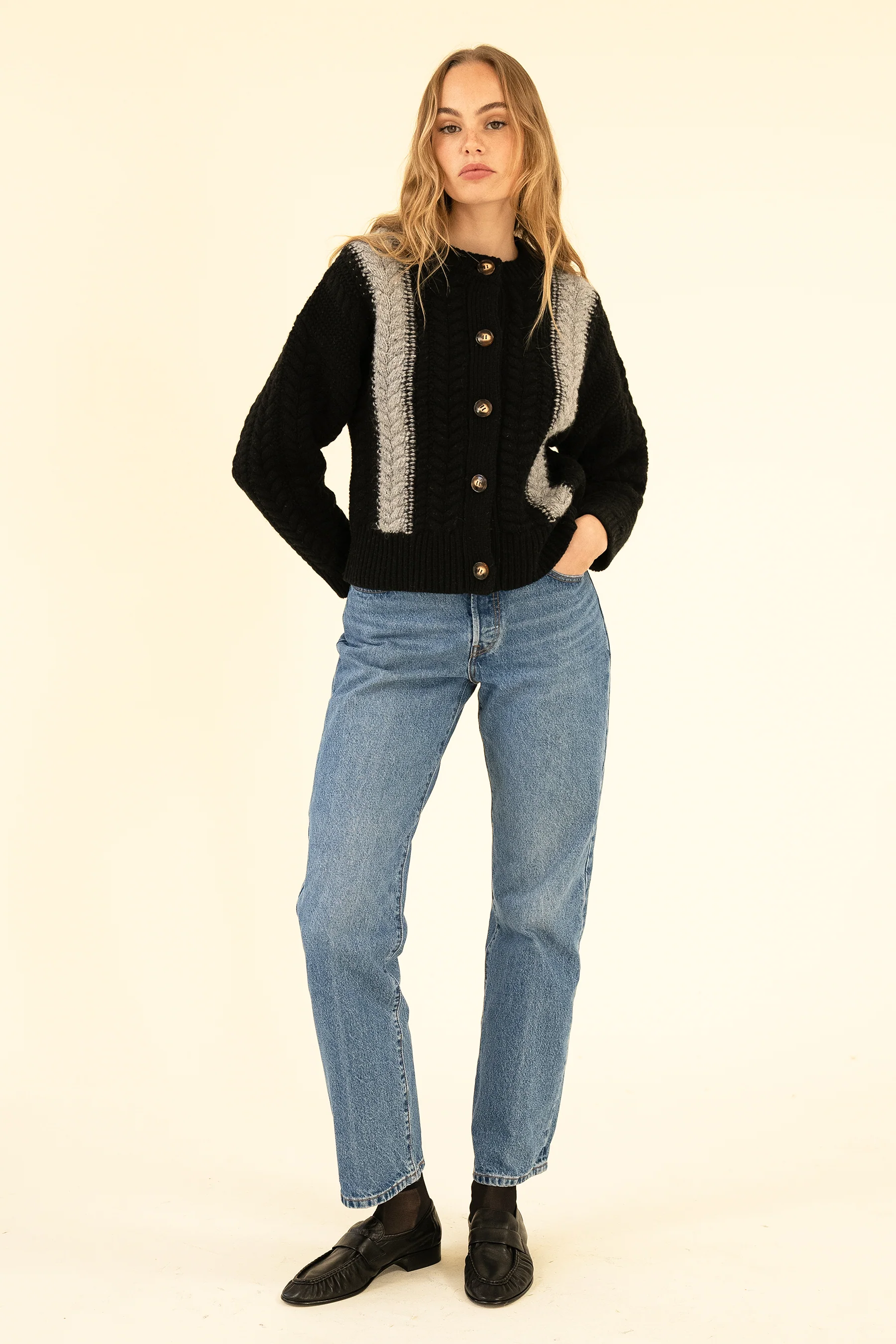 SLOAN CARDIGAN - NOIR - Image 5