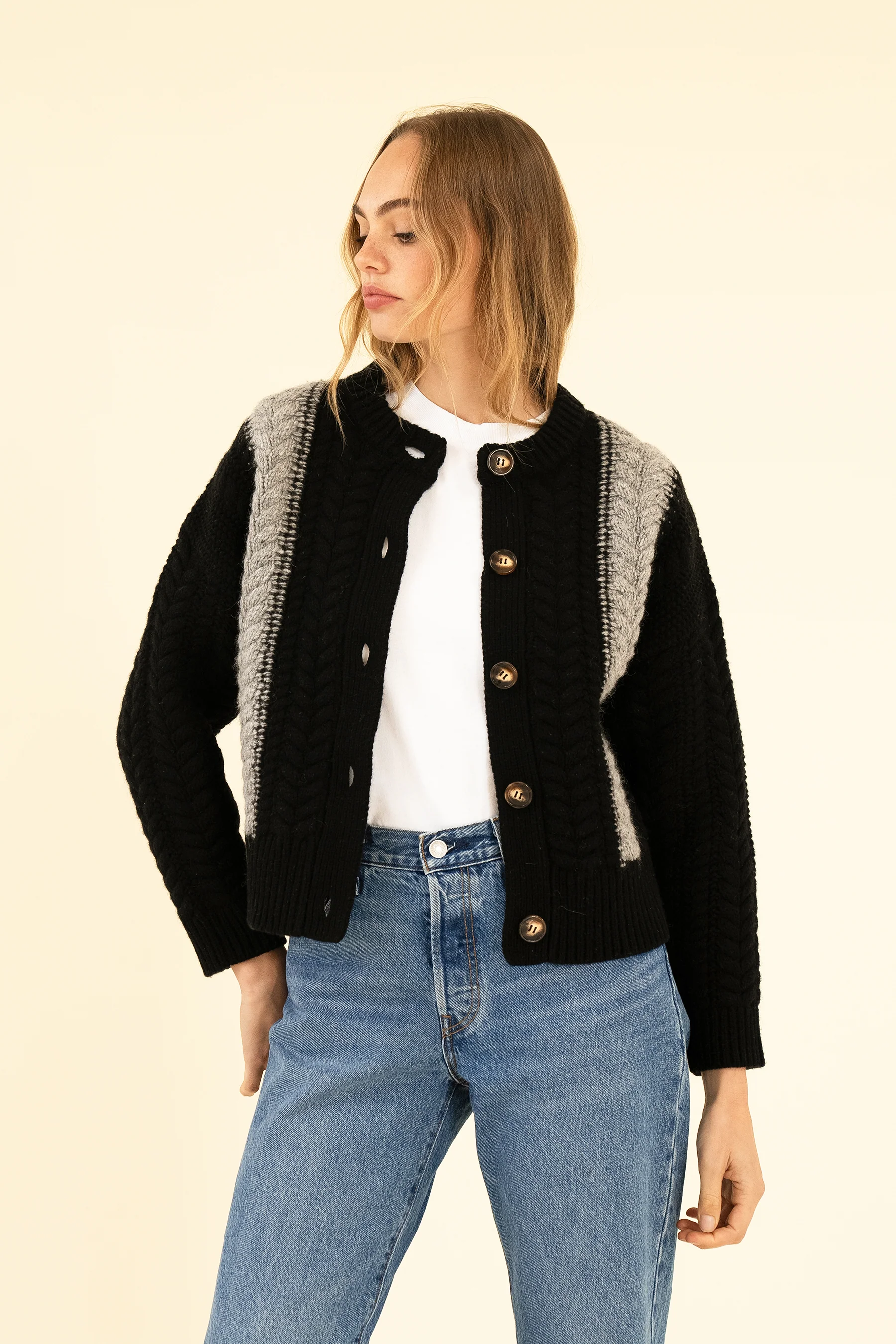 SLOAN CARDIGAN - NOIR - Image 7