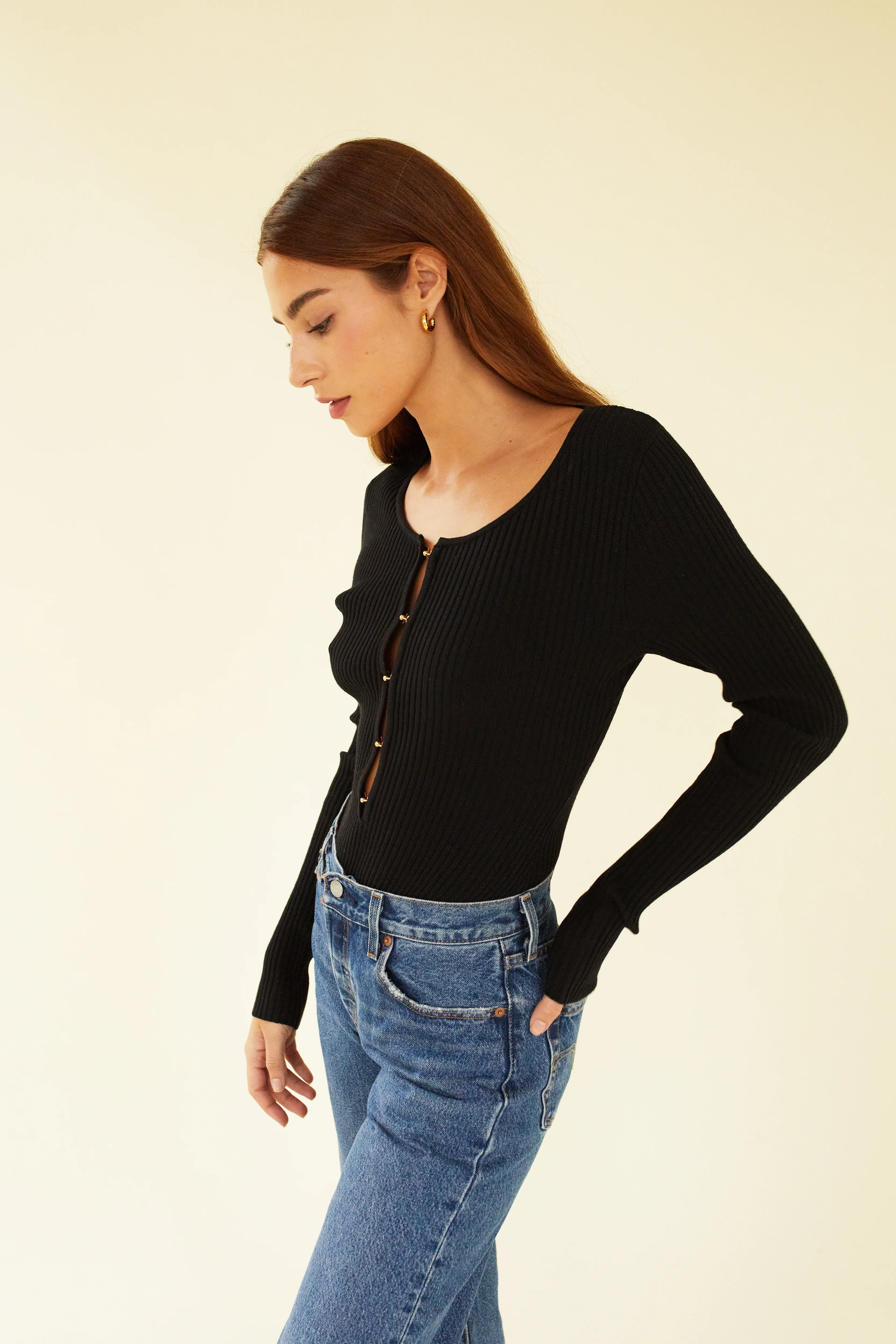 ULA BODYSUIT - NOIR - Image 3