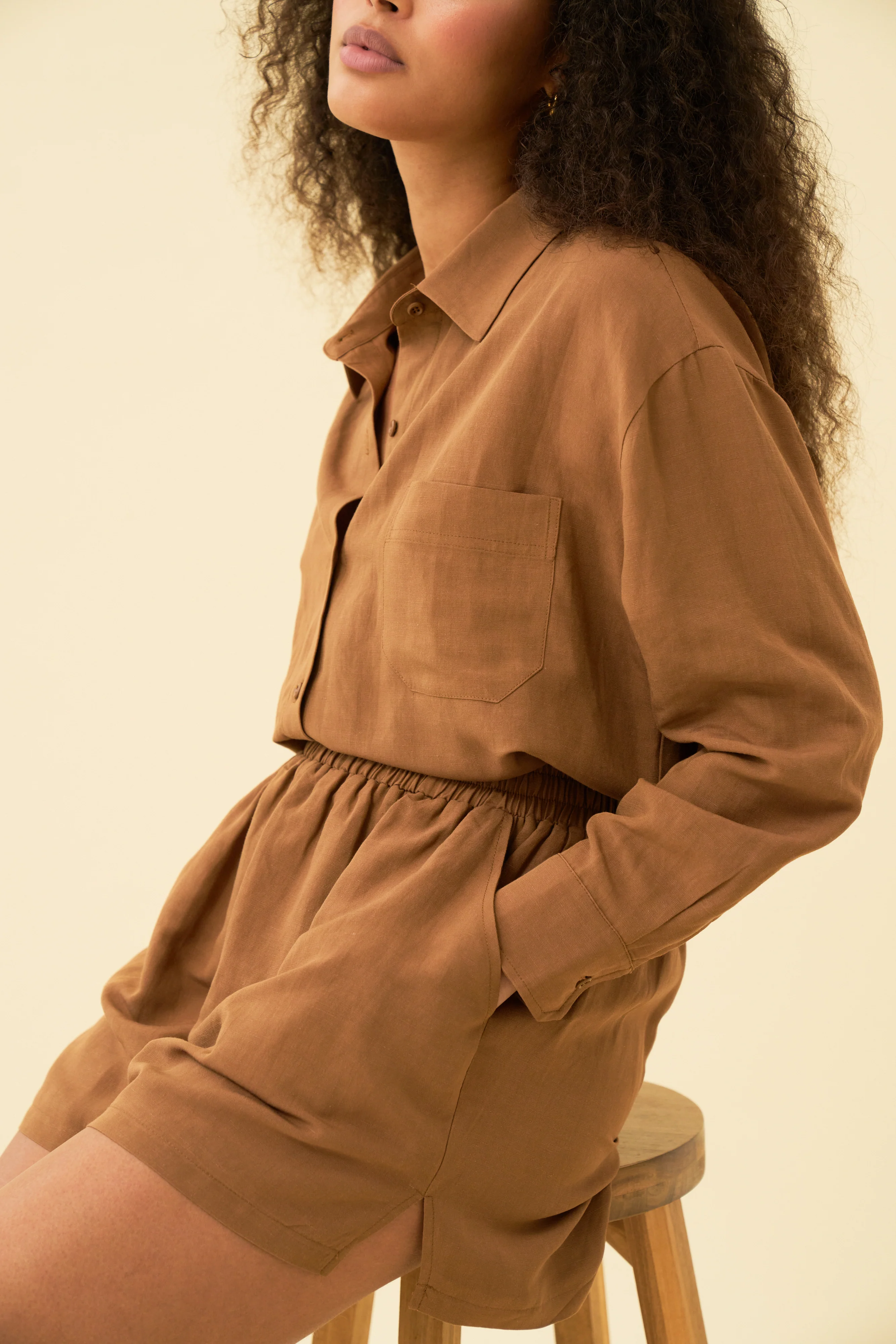 VERA SHIRT - BRUN - Image 5