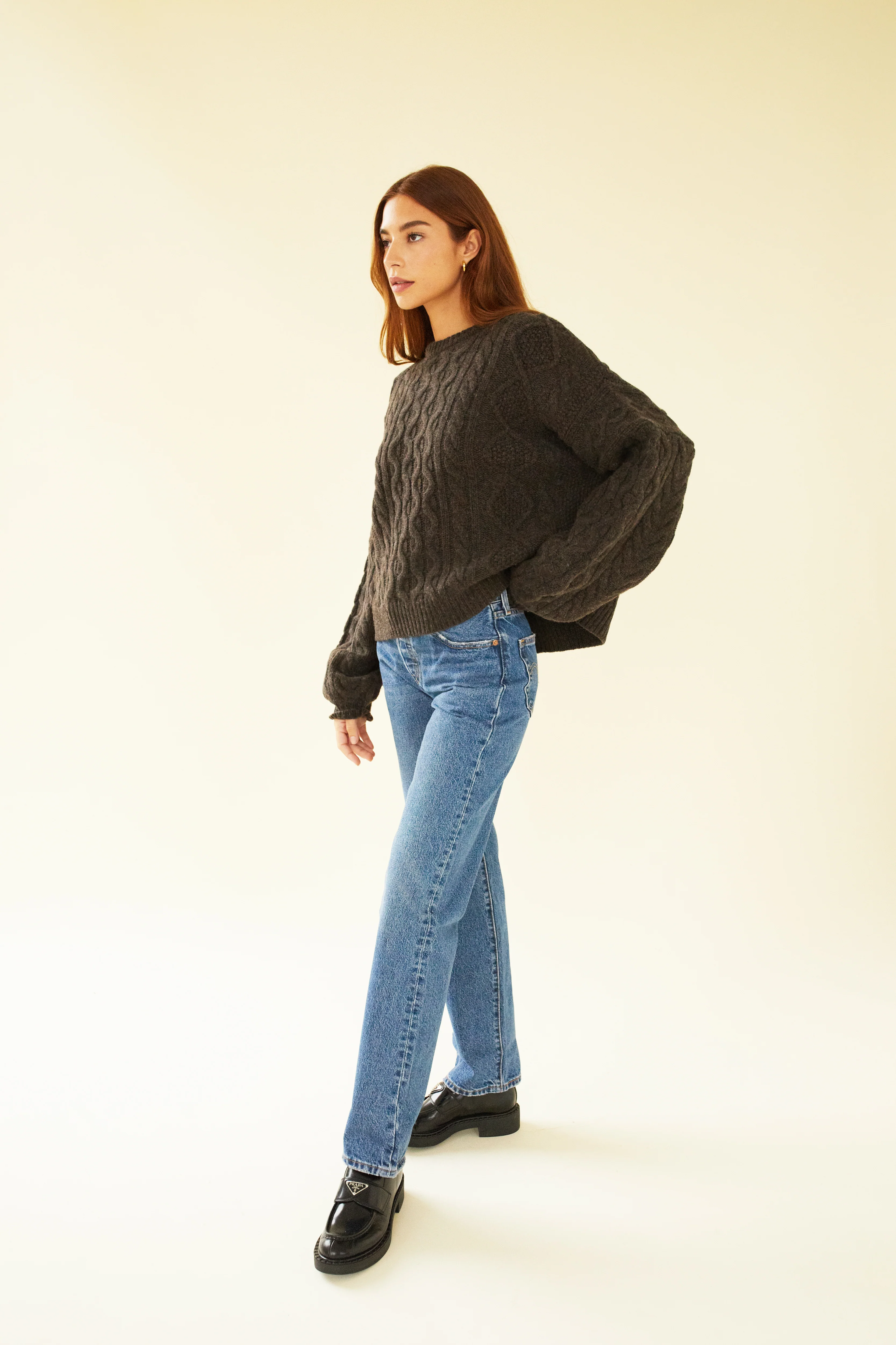 WINONA KNIT - CHOCOLATE - Image 5