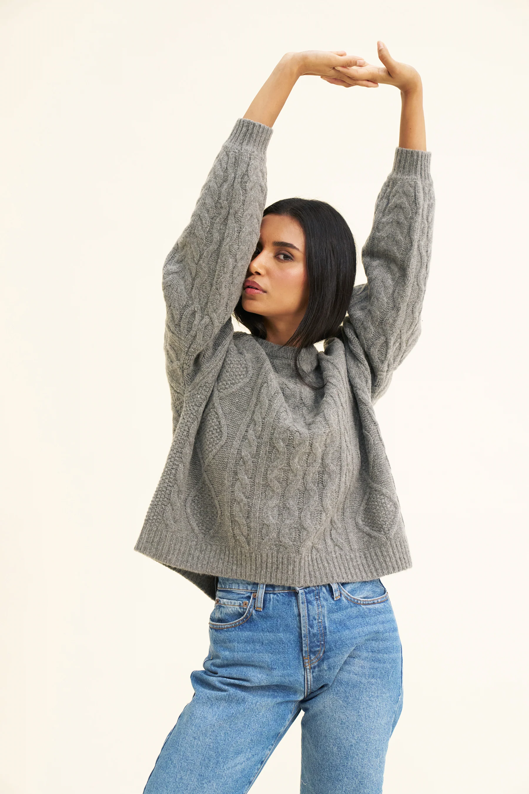 WINONA KNIT - MID GREY - Image 4