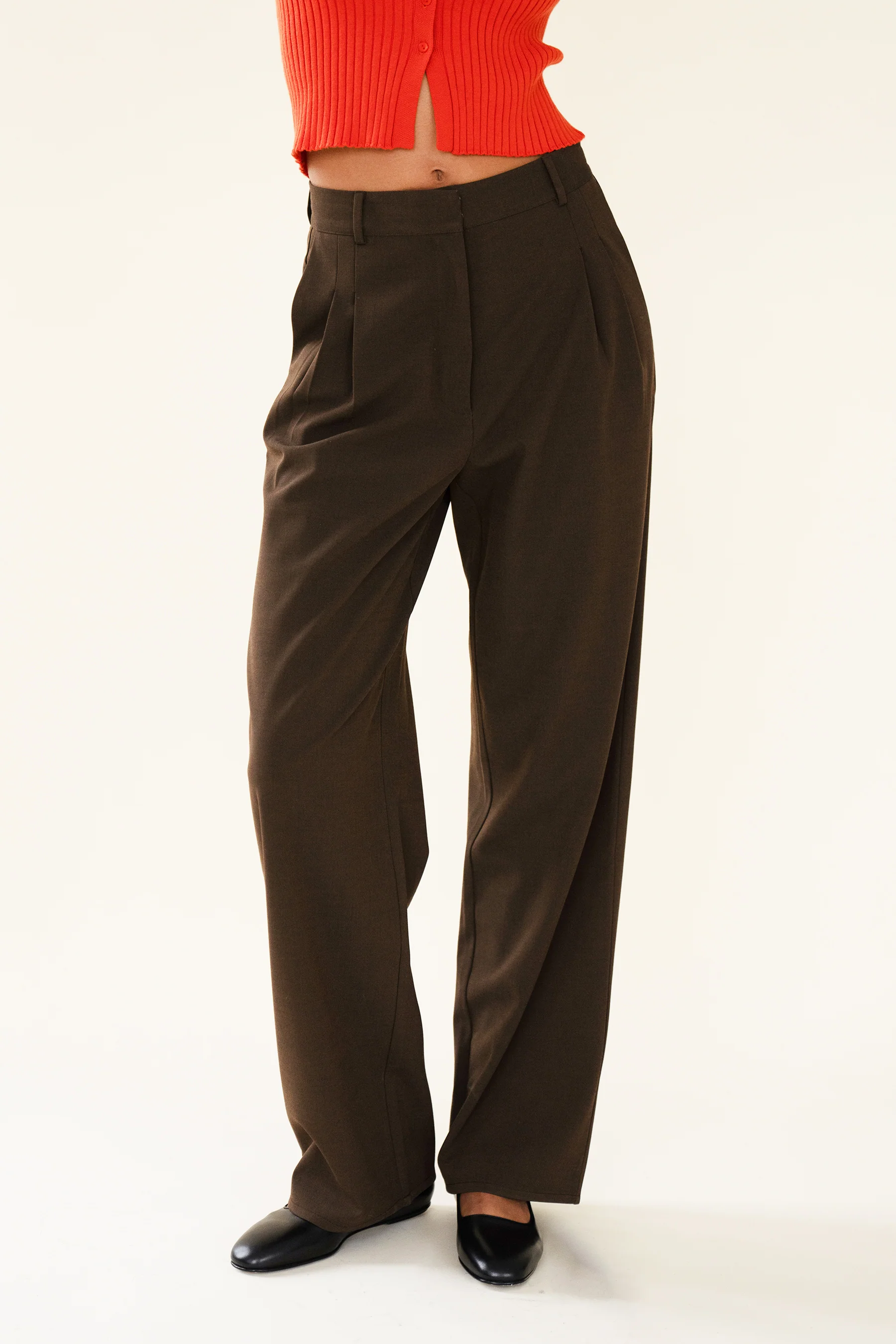 YANA TROUSER - BRUN - Image 5