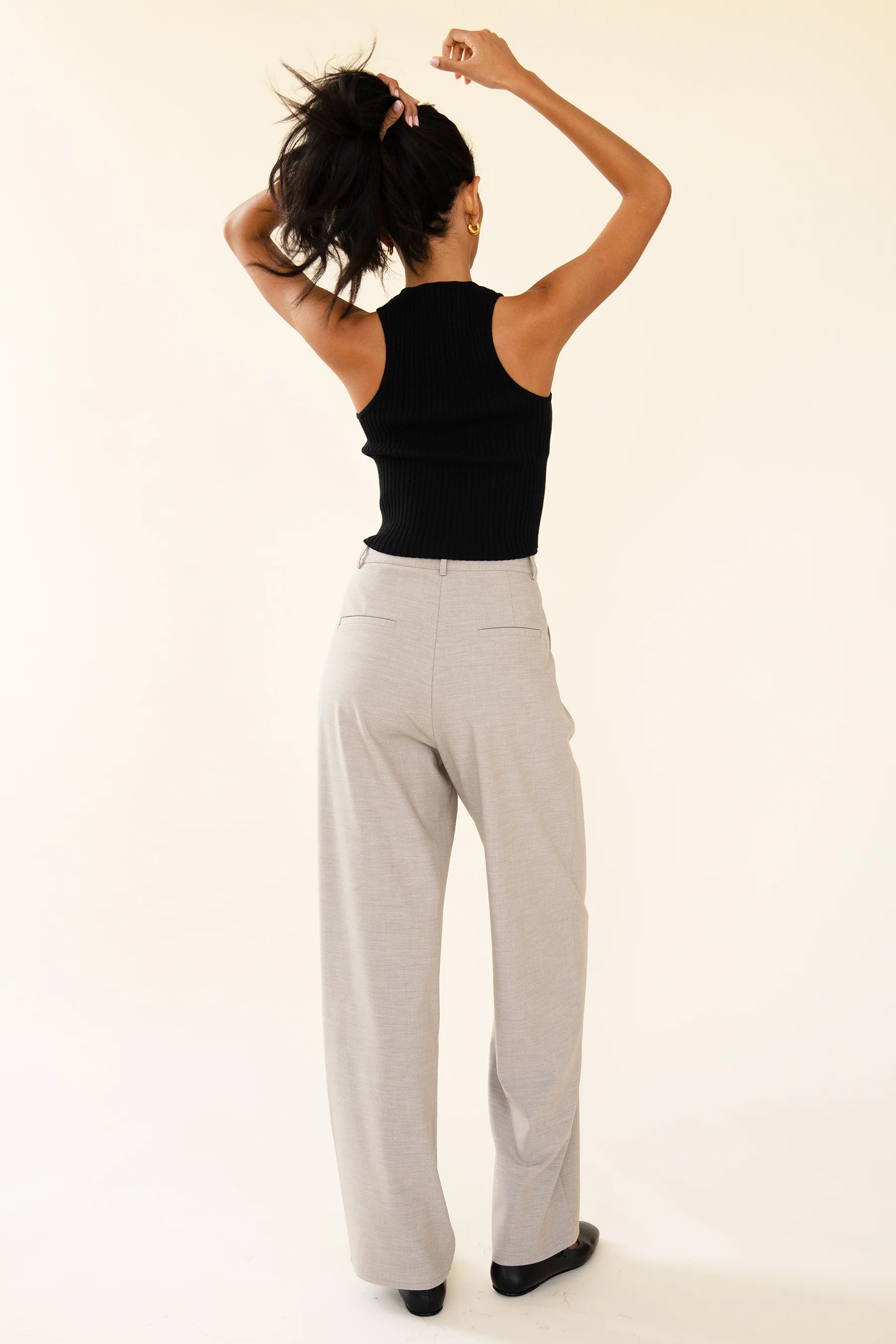 YANA TROUSER - OAT - Image 6